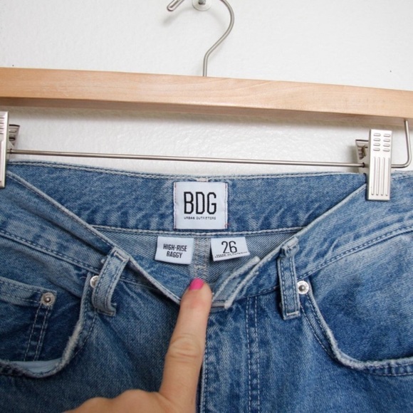 BDG Urban Outfitters High Rise Baggy Jeans 26 - Picture 5 of 7